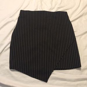 Material Girl Black Asymmetrical Skirt